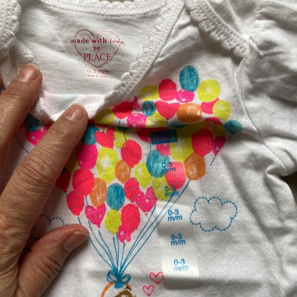 Rompers 0-3 months for girl with summer Colors - Picture 2 of 6